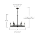 CAPITAL LIGHTING, FULLER CHANDELIER, CHANDELIER LIGHT
