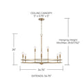 CAPITAL LIGHTING, FULLER CHANDELIER, CHANDELIER LIGHT