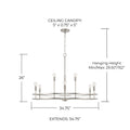 CAPITAL LIGHTING, FULLER CHANDELIER, CHANDELIER LIGHT