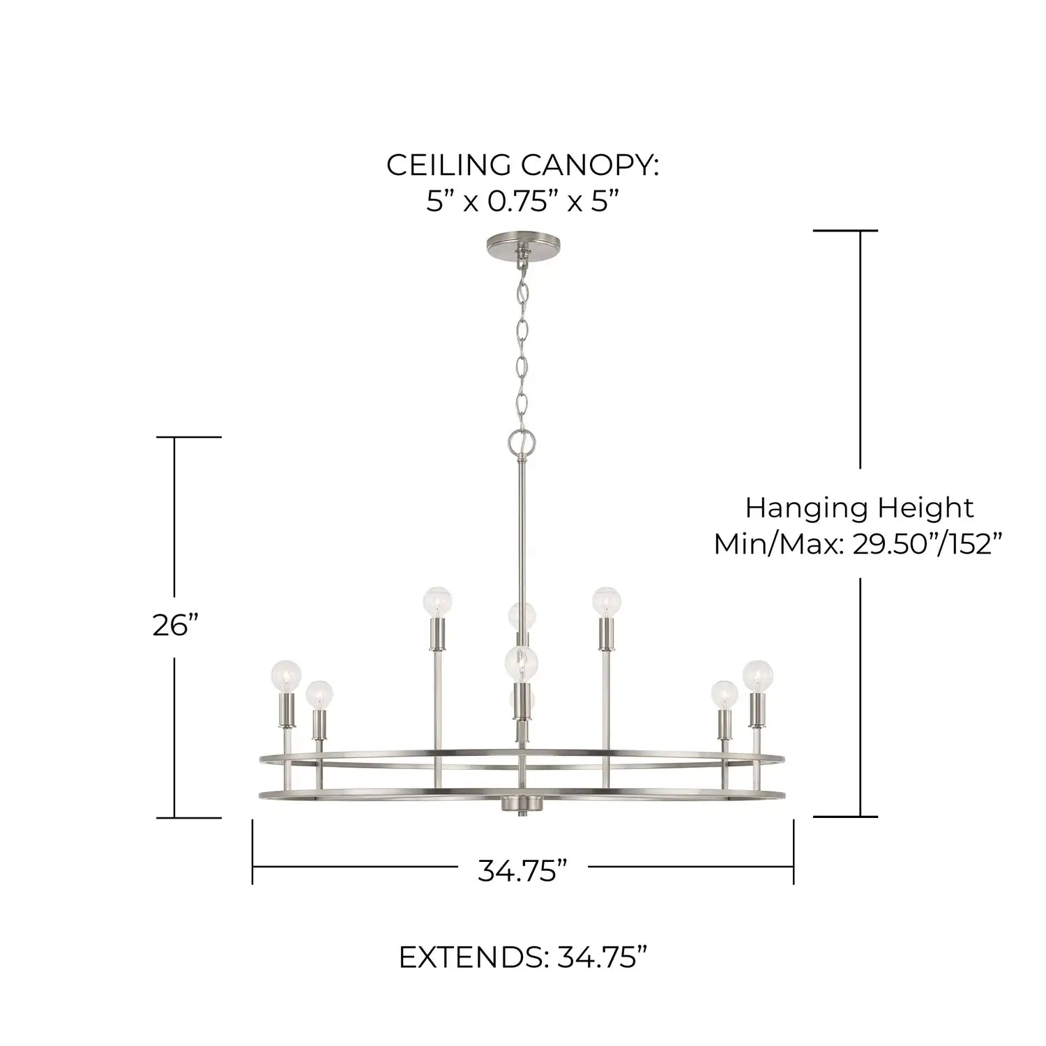 CAPITAL LIGHTING, FULLER CHANDELIER, CHANDELIER LIGHT