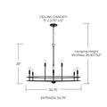 CAPITAL LIGHTING, FULLER CHANDELIER, CHANDELIER LIGHT