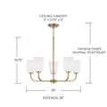 CAPITAL LIGHTING, LAWSON CHANDELIER, CHANDELIER LIGHT