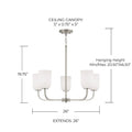 CAPITAL LIGHTING, LAWSON CHANDELIER, CHANDELIER LIGHT
