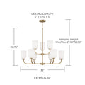 CAPITAL LIGHTING, LAWSON CHANDELIER, CHANDELIER LIGHT