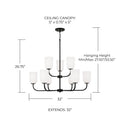 CAPITAL LIGHTING, LAWSON CHANDELIER, CHANDELIER LIGHT