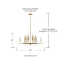 CAPITAL LIGHTING, ELORA CHANDELIER, CHANDELIER LIGHT