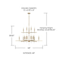 CAPITAL LIGHTING, ELORA CHANDELIER, CHANDELIER LIGHT