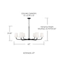 CAPITAL LIGHTING, BRODY CHANDELIER, CHANDELIER LIGHT