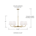 CAPITAL LIGHTING, BRODY CHANDELIER, CHANDELIER LIGHT