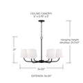 CAPITAL LIGHTING, BRODY CHANDELIER, CHANDELIER LIGHT
