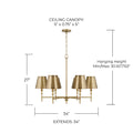 CAPITAL LIGHTING, WHITNEY CHANDELIER, CHANDELIER LIGHT