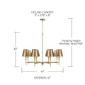 CAPITAL LIGHTING, WHITNEY CHANDELIER, CHANDELIER LIGHT