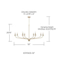 CAPITAL LIGHTING, DOLAN CHANDELIER, CHANDELIER LIGHT