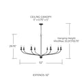 CAPITAL LIGHTING, DOLAN CHANDELIER, CHANDELIER LIGHT
