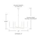 CAPITAL LIGHTING, PALOMA CHANDELIER, CHANDELIER LIGHT