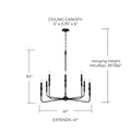 CAPITAL LIGHTING, PALOMA CHANDELIER, CHANDELIER LIGHT