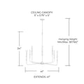 CAPITAL LIGHTING, PALOMA CHANDELIER, CHANDELIER LIGHT