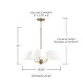 CAPITAL LIGHTING, WELSLEY CHANDELIER, CHANDELIER LIGHT