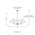 CAPITAL LIGHTING, WELSLEY CHANDELIER, CHANDELIER LIGHT