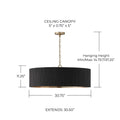 CAPITAL LIGHTING, DONOVAN CHANDELIER, CHANDELIER LIGHT