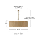 CAPITAL LIGHTING, DONOVAN CHANDELIER, CHANDELIER LIGHT