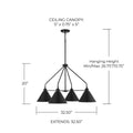 CAPITAL LIGHTING, ALDEN CHANDELIER, CHANDELIER LIGHT