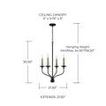 CAPITAL LIGHTING, WILDER CHANDELIER, CHANDELIER LIGHT