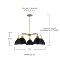 CAPITAL LIGHTING, ROSS CHANDELIER, CHANDELIER LIGHT