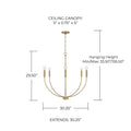 CAPITAL LIGHTING, ANSLEY CHANDELIER, CHANDELIER LIGHT