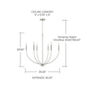 CAPITAL LIGHTING, ANSLEY CHANDELIER, CHANDELIER LIGHT