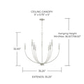 CAPITAL LIGHTING, ANSLEY CHANDELIER, CHANDELIER LIGHT