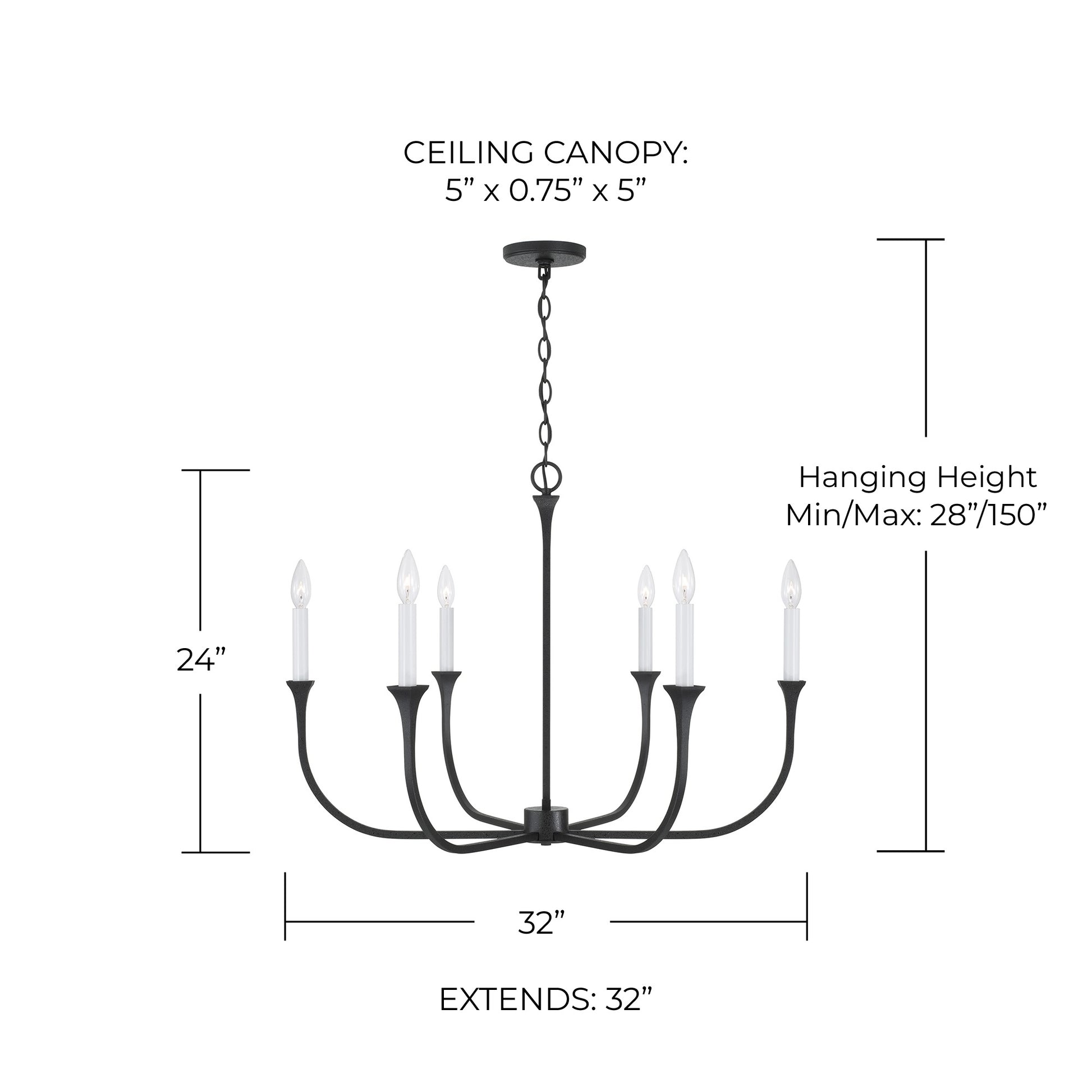 CAPITAL LIGHTING, DECKLAN CHANDELIER, CHANDELIER LIGHT