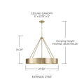CAPITAL LIGHTING, WELLER CHANDELIER, CHANDELIER LIGHT
