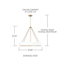 CAPITAL LIGHTING, WELLER CHANDELIER, CHANDELIER LIGHT