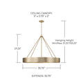 CAPITAL LIGHTING, WELLER CHANDELIER, CHANDELIER LIGHT