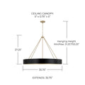 CAPITAL LIGHTING, WELLER CHANDELIER, CHANDELIER LIGHT