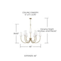 CAPITAL LIGHTING, AVERITT CHANDELIER, CHANDELIER LIGHT