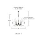CAPITAL LIGHTING, AVERITT CHANDELIER, CHANDELIER LIGHT