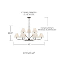CAPITAL LIGHTING, CHADWICK CHANDELIER, CHANDELIER LIGHT