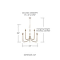 CAPITAL LIGHTING, MARLEY CHANDELIER, CHANDELIER LIGHT