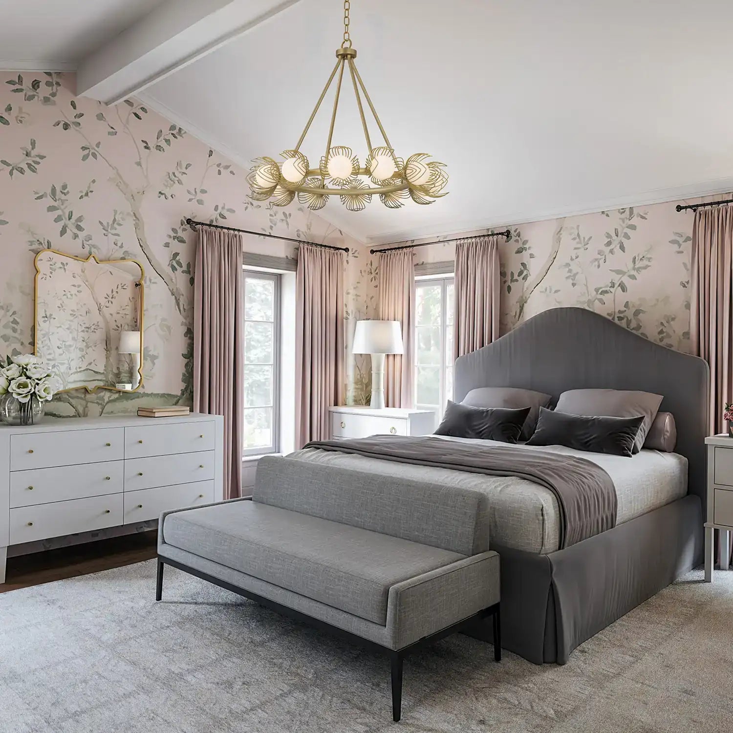 CAPITAL LIGHTING, FLORA CHANDELIER, CHANDELIER LIGHT