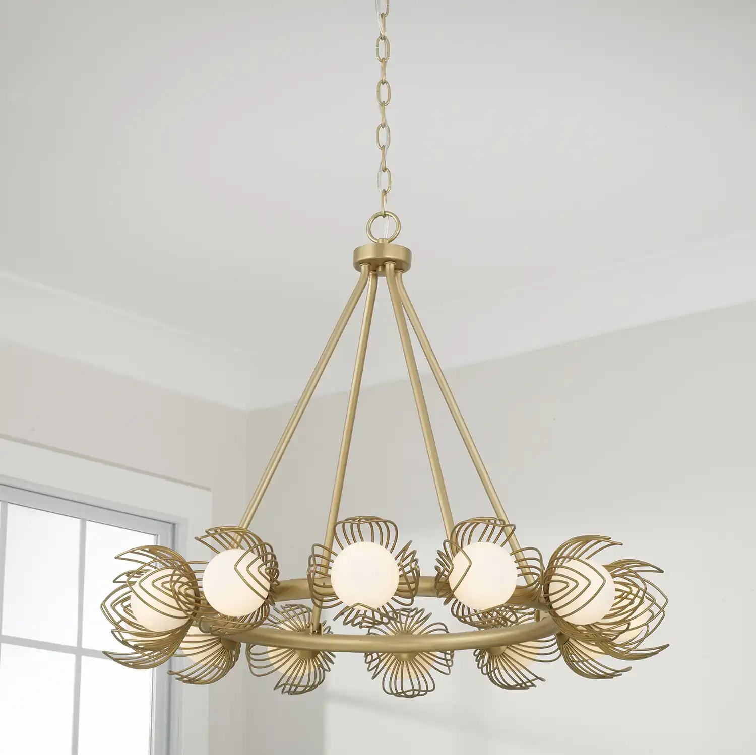CAPITAL LIGHTING, FLORA CHANDELIER, CHANDELIER LIGHT