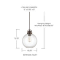 CAPITAL LIGHTING, DEAN PENDANT, PENDANT LIGHT
