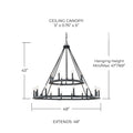 CAPITAL LIGHTING, PEARSON CHANDELIER, CHANDELIER LIGHT