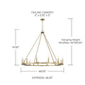 CAPITAL LIGHTING, PEARSON CHANDELIER, CHANDELIER LIGHT