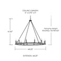 CAPITAL LIGHTING, PEARSON CHANDELIER, CHANDELIER LIGHT