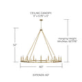 CAPITAL LIGHTING, PEARSON CHANDELIER, CHANDELIER LIGHT