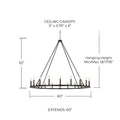 CAPITAL LIGHTING, PEARSON CHANDELIER, CHANDELIER LIGHT
