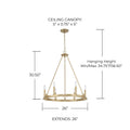 CAPITAL LIGHTING, PEARSON CHANDELIER, CHANDELIER LIGHT