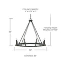 CAPITAL LIGHTING, PEARSON CHANDELIER, CHANDELIER LIGHT